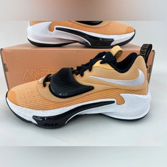 Nike Zoom Freak 3 TB Orange Chalk Men's Basketball Shoes Sneakers DA7845 700 - Picture 4 of 12